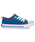 Sportowe buty dziecięce American Club Niebieskie wiązane trampki BAYLEE
