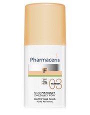 Podkład FLUID MATUJĄCY zwężający pory SPF 25 03 TANNED (słoneczny) - pharmaceris.com Pharmaceris