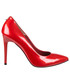 Buty ślubne Bayla -056 7066-500 Metaliczny Czerwony