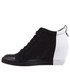 Sneakersy Calvin Klein Jeans Rizzo Denim Black-Off White
