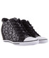 Sneakersy Calvin Klein Jeans Vero Jacquard Silver-Black