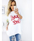 Bluzka SELFIEROOM T-shirt BARBIE DOLL - biały