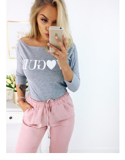 bluzka Bluzka Vogue Love - szara - Selfieroom.pl