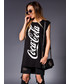 Bluzka SELFIEROOM T-Shirt #COCA COLA LONG CZARNY