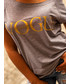 Bluzka SELFIEROOM T-Shirt VOGUE LOOK GREY (1)