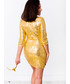 Sukienka SELFIEROOM Sukienka SHANAYA - złota