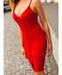 Sukienka SELFIEROOM Sukienka z guzikami RED