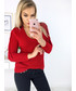 Sweter SELFIEROOM Sweterek JUVILA - czerwony