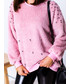 Sweter SELFIEROOM bluza/Sweterek TRIVIA - pudrowy róż