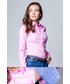 Koszula Natty Looker Classic Pink  - koszula damska
