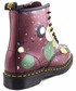 Workery Dr. Martens Buty  1460 Cherry Red Paint Splatter