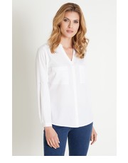 koszula Elegancka bluzka z dekolem w szpic - Greenpoint