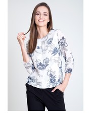 bluzka Elegancka bluzka z nadrukiem - Greenpoint.pl