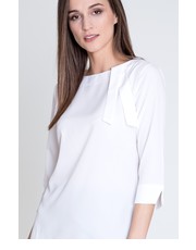 bluzka Elegancka bluzka z ozdobnym wiązaniem - Greenpoint.pl