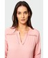 Bluzka Greenpoint Różowa bluzka z ozdobną merażką