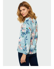 bluzka Wiskozowa bluzka z kwiatowym nadrukiem - Greenpoint.pl