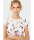 Bluzka Greenpoint Bluzka w kwiaty z ozdobną mereżką