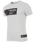T-shirt - koszulka męska 4F T-shirt męski TSM207z - jasny szary melanż -