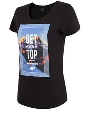 bluzka T-shirt damski TSD006z - czarny - - 4f.com.pl