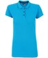 Bluzka 4F Koszulka polo damska TSD051z - niebieski jasny -