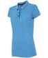 Bluzka 4F Koszulka polo damska TSD051z - niebieski jasny -