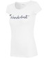 Bluzka 4F T-shirt damski TSD201z - biały -