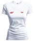 Bluzka 4F Koszulka damska Polska Pyeongchang 2018 TSD900R - biały -