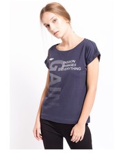 bluzka T-shirt damski TSD272z - ciemny granatowy - - 4f.com.pl