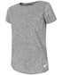 Bluzka 4F T-shirt damski TSD276z - ciemny szary melanż -