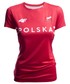 Bluzka 4F Koszulka funkcyjna damska Polska Pyeongchang 2018 TSDF900 - czerwony wiśniowy