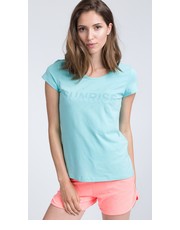 bluzka T-shirt damski TSD453 - mięta - 4f.com.pl