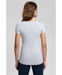 Bluzka 4F T-shirt damski TSD403 - ciepły jasny szary melanż