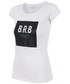 Bluzka 4F T-shirt damski TSD260 - biały -