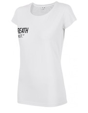 bluzka T-shirt damski TSD261 - biały - - 4f.com.pl