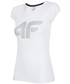 Bluzka 4F T-shirt damski TSD012 - biały -