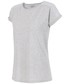 Bluzka 4F T-shirt damski TSD254 - jasny szary melanż -
