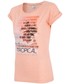 Bluzka 4F T-shirt damski TSD009 - koral pastelowy -
