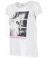Bluzka 4F T-shirt damski TSD503 - biały -