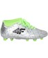 Sportowe buty dziecięce 4F Buty piłkarskie dla dużych chłopców JOBMP402z - srebrny -