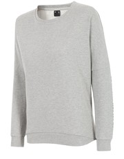 sweter Bluza damska BLD271 - jasny szary melanż - - 4f.com.pl