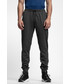 Spodnie męskie 4F Spodnie dresowe męskie SPMD303 - głęboka czerń  melanż