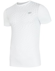 T-shirt - koszulka męska Koszulka treningowa męska TSMF003z - biały - - 4f.com.pl