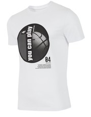 T-shirt - koszulka męska T-shirt męski TSM209 - biały - - 4f.com.pl