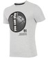 T-shirt - koszulka męska 4F T-shirt męski TSM209 - jasny szary melanż -