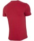 T-shirt - koszulka męska 4F T-shirt męski TSM224Z - czerwony melanż -
