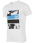 T-shirt - koszulka męska 4F T-shirt męski TSM254z - biały -