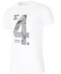 T-shirt - koszulka męska 4F T-shirt męski TSM221 - biały -
