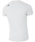 T-shirt - koszulka męska 4F T-shirt męski TSM224 - jasny szary melanż -