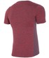 T-shirt - koszulka męska 4F Koszulka treningowa męska TSMF253Z- czerwony melanż -
