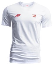 T-shirt - koszulka męska Koszulka męska Polska Pyeongchang 2018 TSM900R - biały - - 4f.com.pl